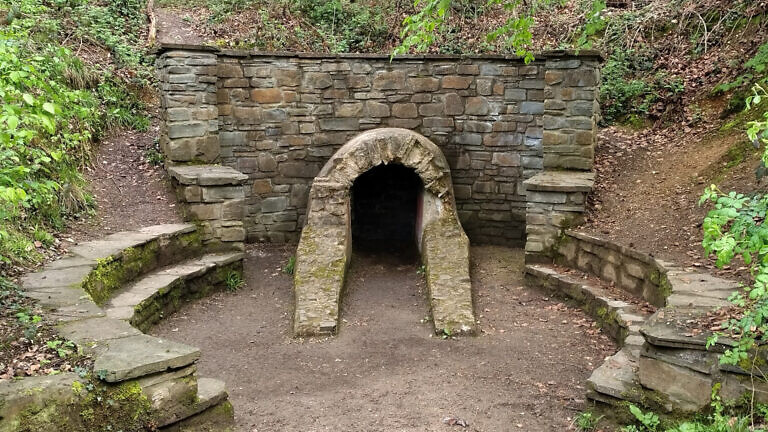 Relikt der römischen Wasserleitung bei Buschhoven