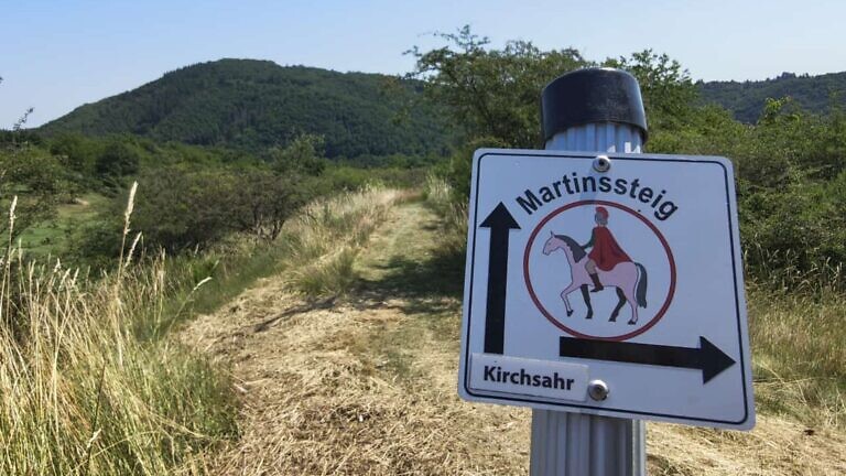 Schild auf dem Martinssteig